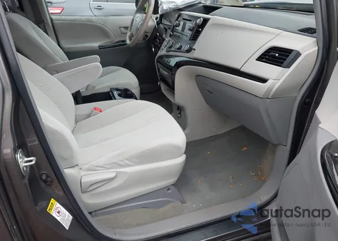 2012 Toyota Sienna Le V6 8 Passenger из США, поврежденный, VIN 5TDKK3DC2CS196243